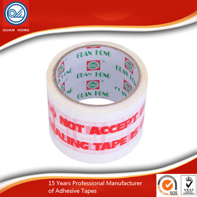 China Cinta de empaquetado impresa duradera, cinta adhesiva de 50mic BOPP proveedor